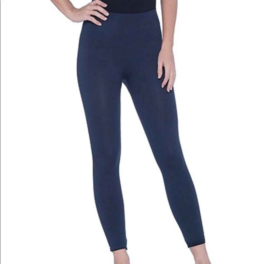 Spanx look at me now port navy legging size L